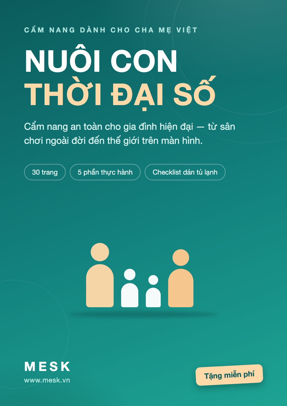 Bìa cẩm nang Nuôi Con Thời Đại Số